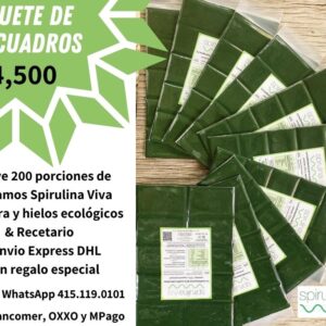 Paquete de 200 cuadros